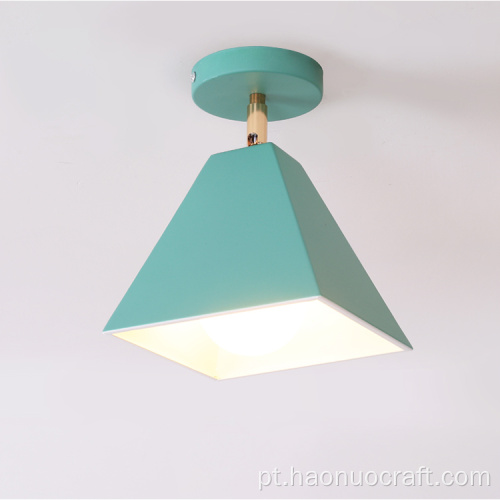ilumina varanda vestiário moderno lâmpada de teto ferro criativo